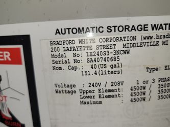 40 Gallon Electric for Sale in San Antonio, TX - OfferUp