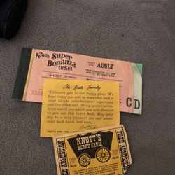 Vintage Knots Berry Farm Tickets 