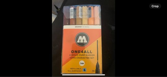 Brand New Molotow One4All Acrylic markers Skin Tone Colors - Pack Of 6