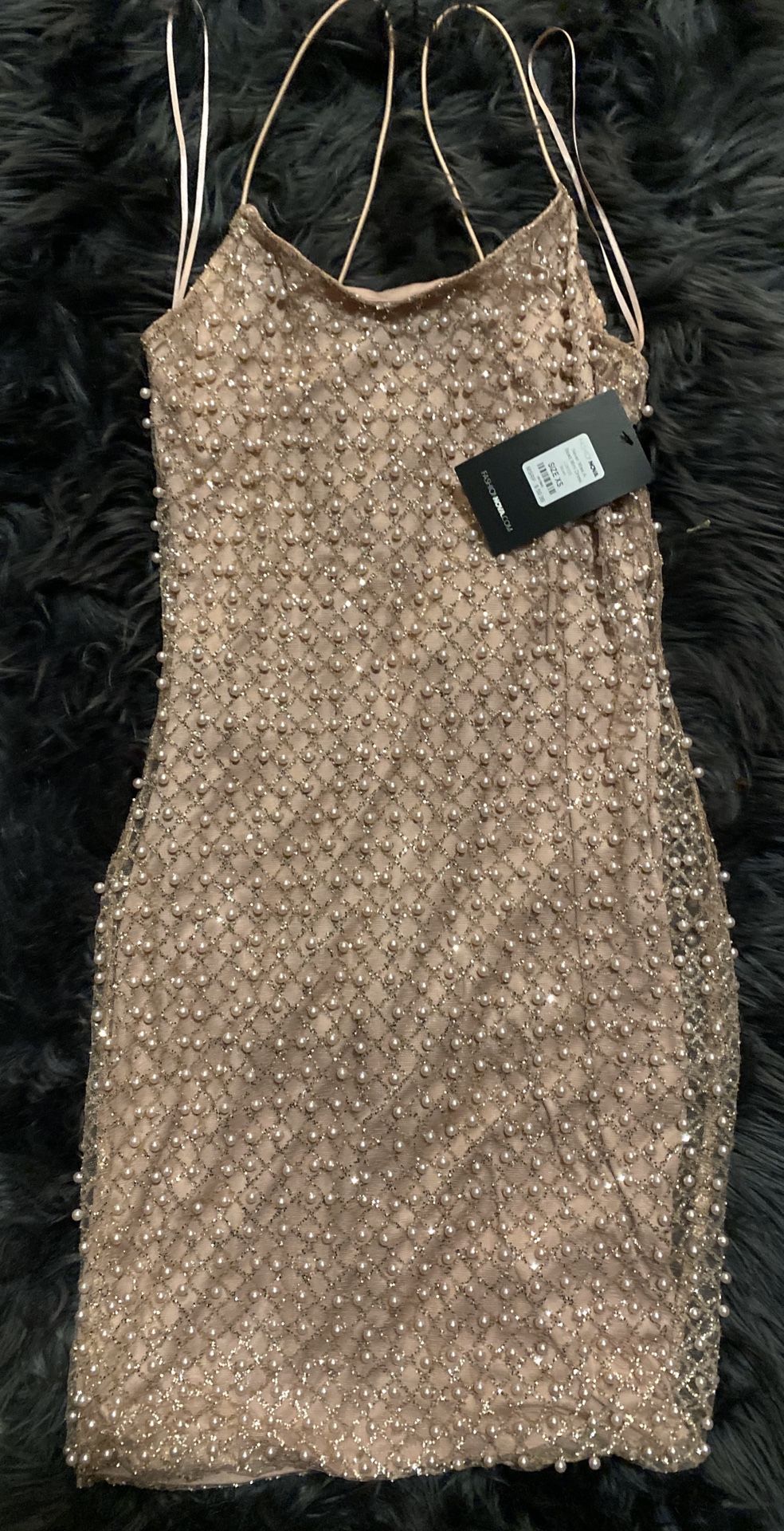 Fashion Nova Blush Mini Dress