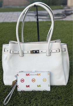 Michael Kors Large Addison  Tote (GUC) with Wallet (New), Set MK