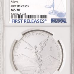 2024 México 1 Onza Libertad NGC MS70 First Release