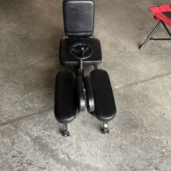 Valor Fitness leg stretch machine