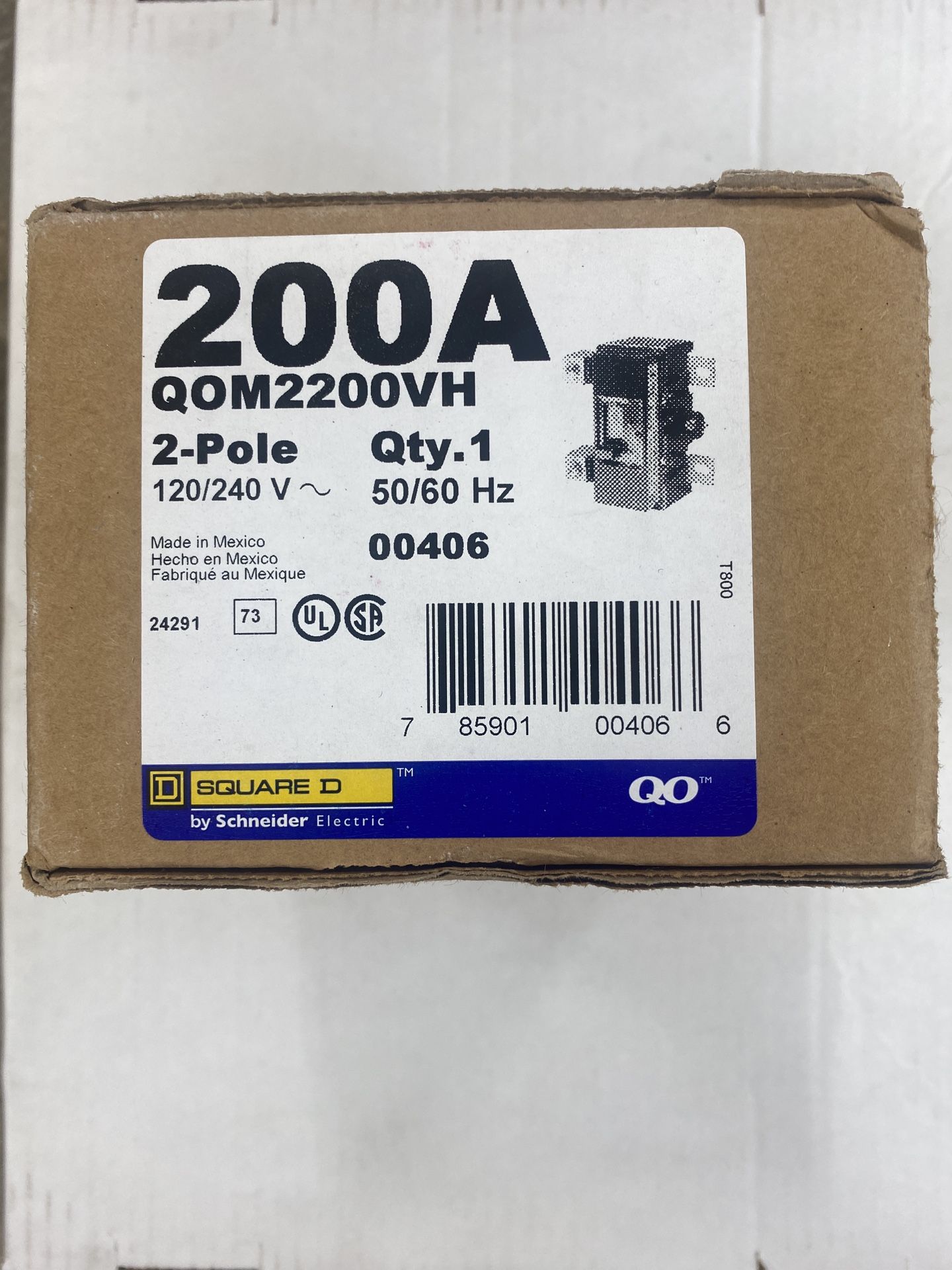 Main Breaker Square D QOM2200VH 200Amp