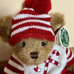 Bearington Collection Candycane Bear