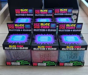 Needoh Nice Cube Glitter & Glow