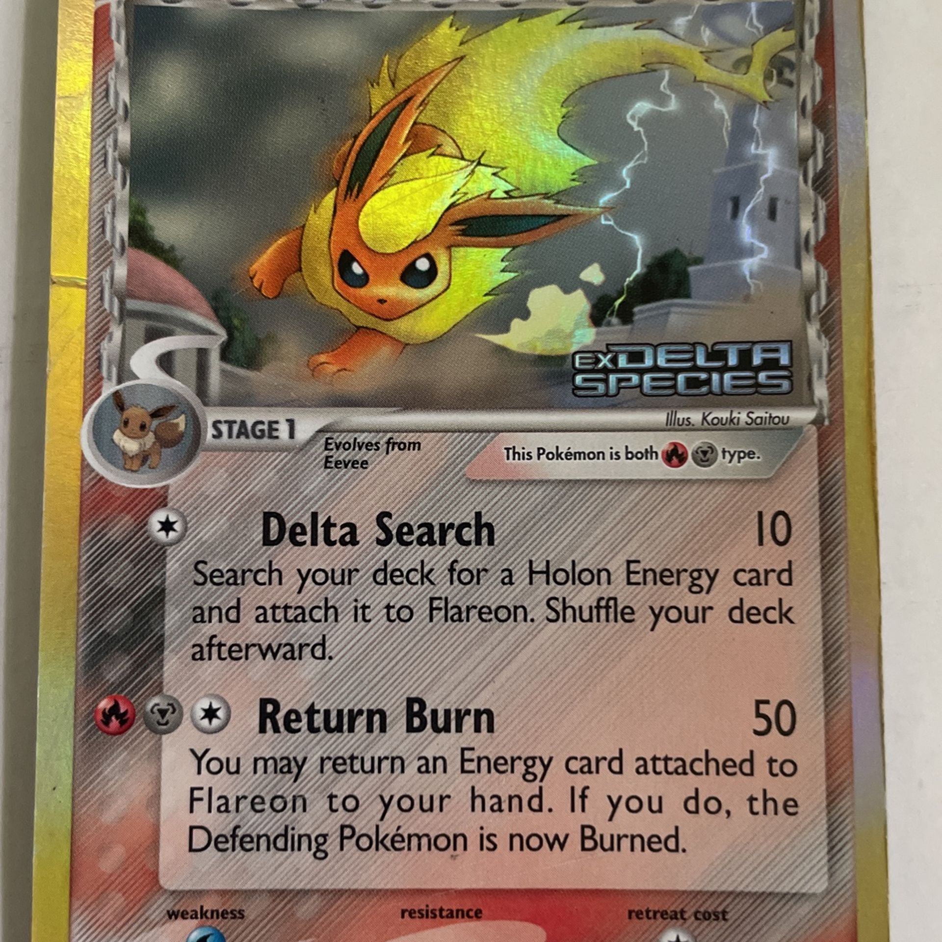 EX Delta Species, Flareon, Reverse Holo #5/113