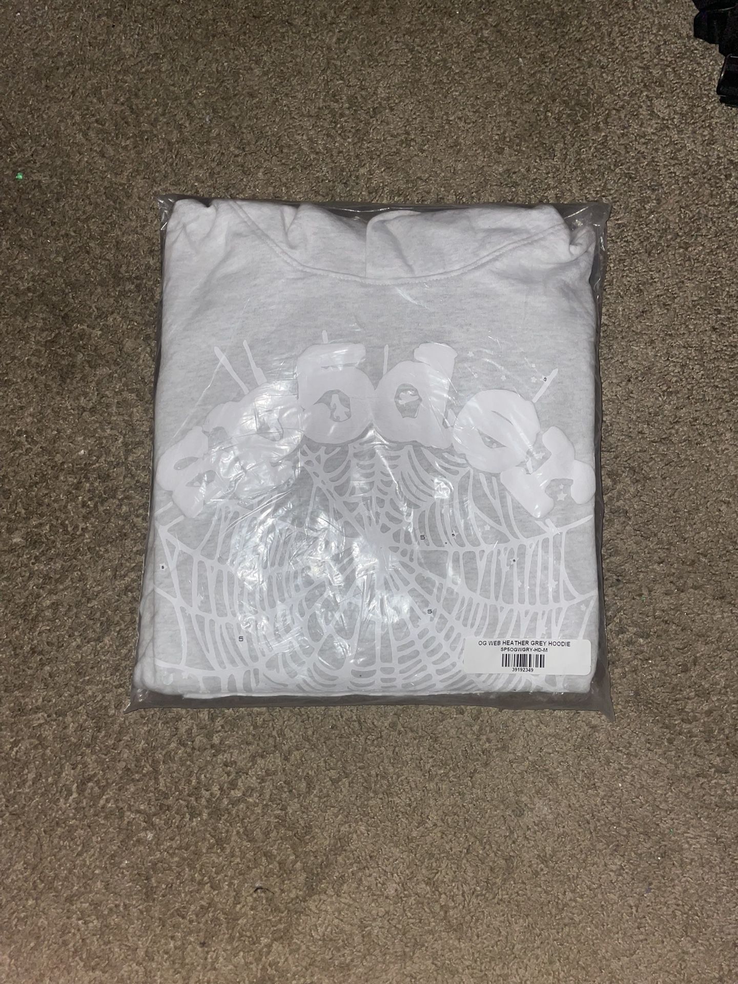 OG Gray Sp5der Hoodie (M)