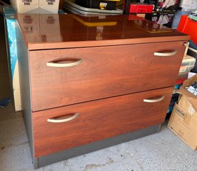 Lateral 2 drawers of File cabinets