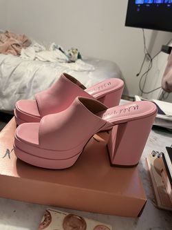 Pink Barbie Heels Sz 7.5