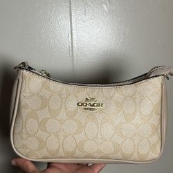 Beige Coach Bag New 