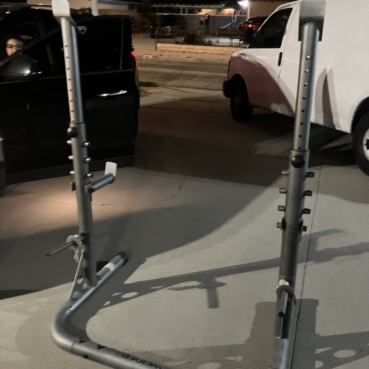 Weider XRS 20 Olympic Squat Rack With Adjustment Safety Spotter and Bar Holds. for Sale in City Of Industry CA OfferUp