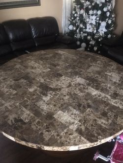 Marble table