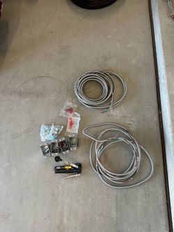 Armored metal clad cable 20 feet at least of each comes with everything pictured Klein tool also