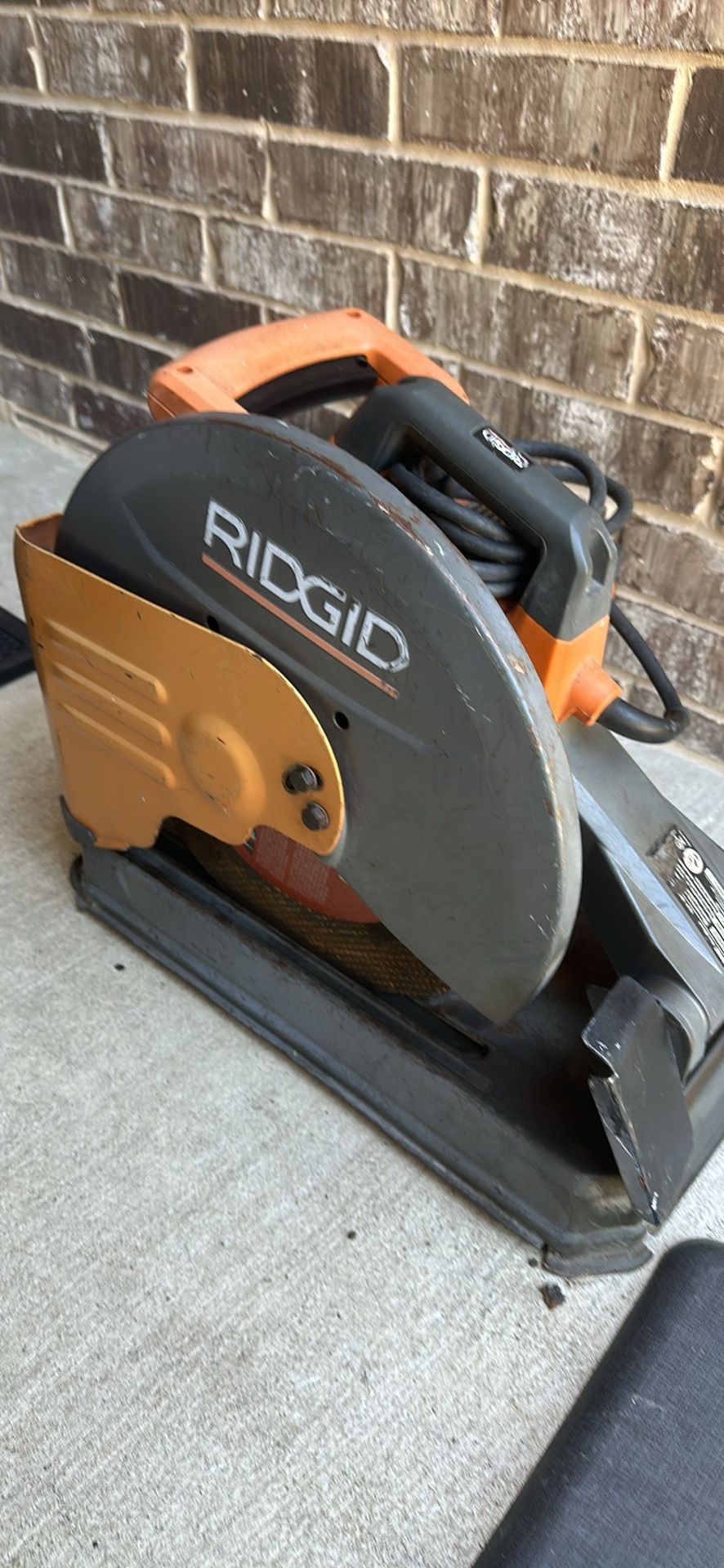 RIDGIE ABRADIVE CUT 14 IN EXCELLENT CONDITION $90 SERIOUS BUYERS PLEASE