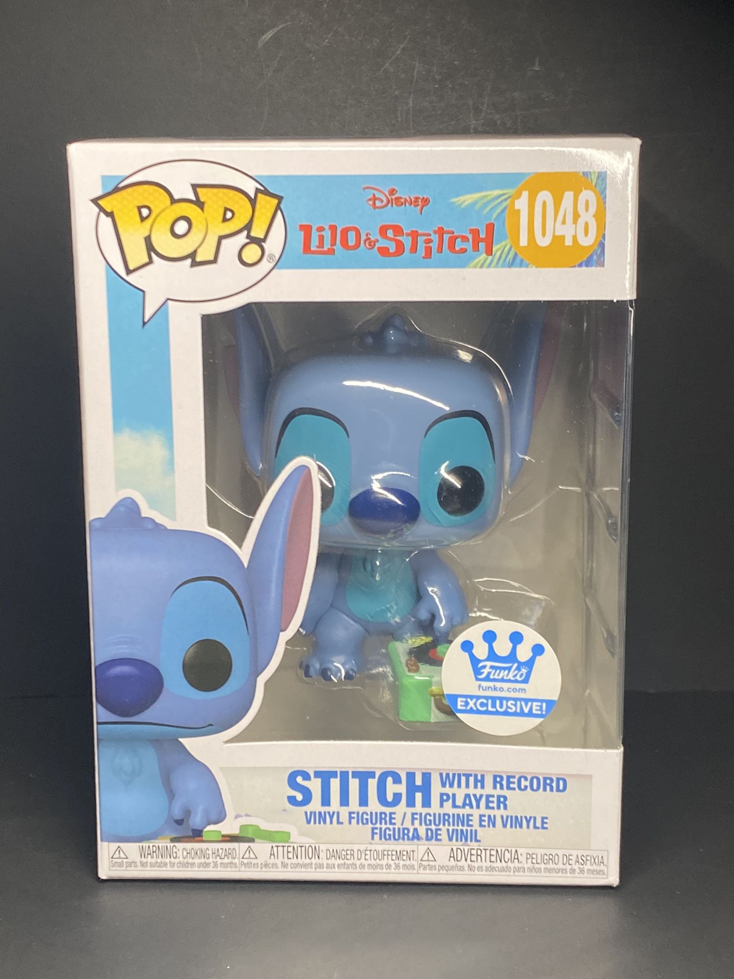Funko POP! Stitch with Record Player #1048 Disney