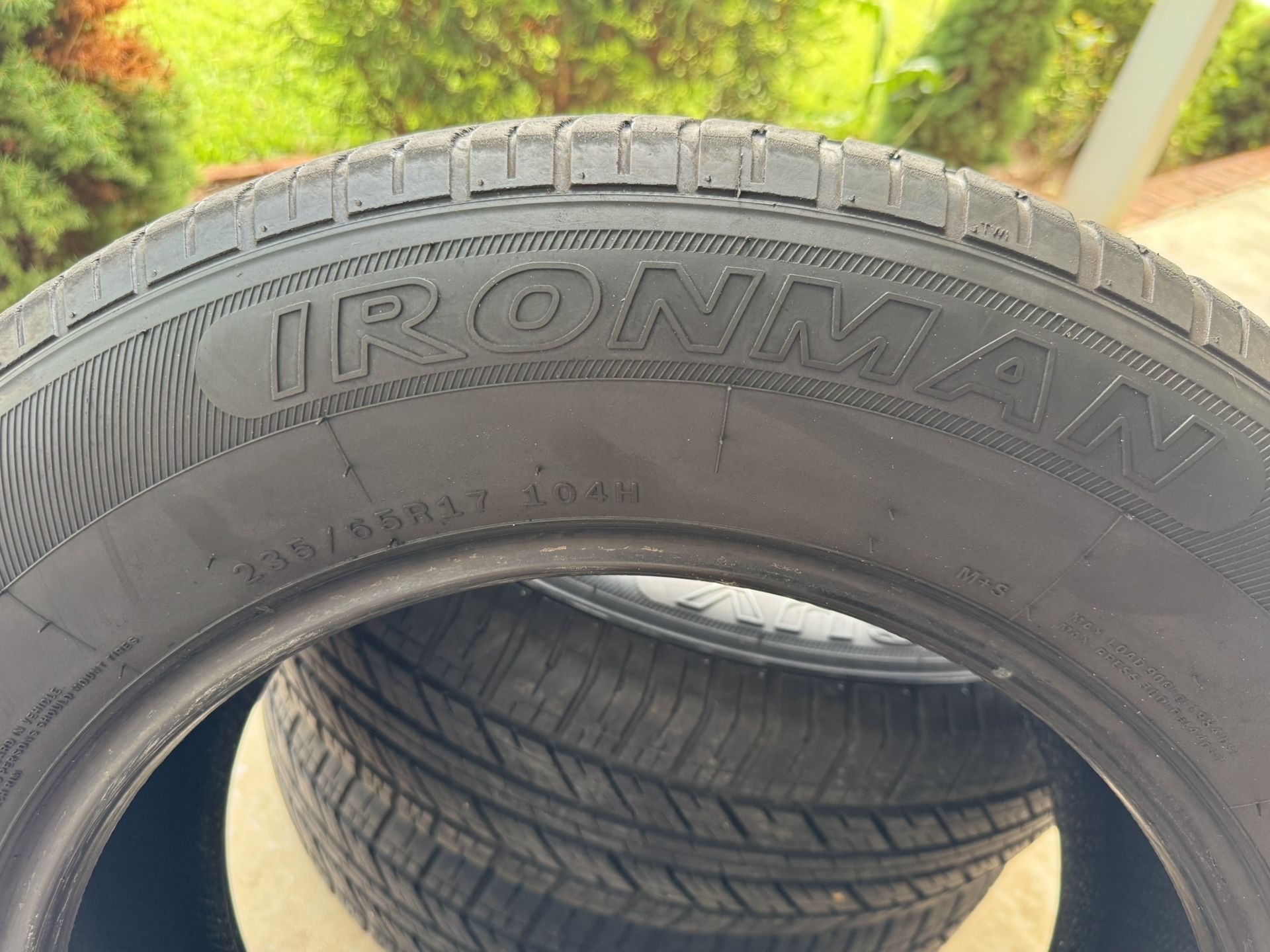 Tires - Ironman RB-SUV 235/65R17