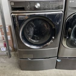 grey kenmore elite front load washer 5.2 cu feet