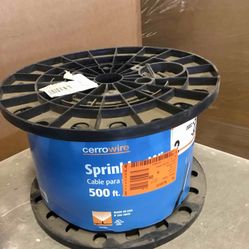 500 ft. 18/5 Black Solid UL Burial Sprinkler System Wire