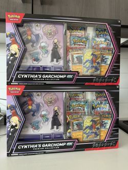 Pokémon Cynthia’s garchomp Ex Box