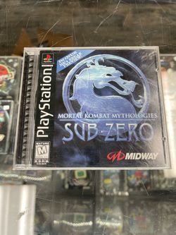 Mortal Kombat Sub Zero Mythology PS1 $55 Gamehogs 11am-7pm