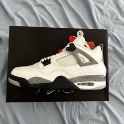 Air Jordan 4 White Cement 