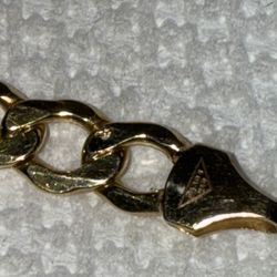 Curb Link Real Gold Bracelet 10K Air Solid