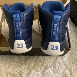 Oggggggg Jordan 12’s Obsidian Blue Leather!!! 