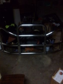 Push gard bumper for semi trucks