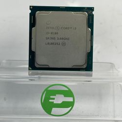 Intel Core i3-8100 3.60GHz Quad Core SR3N5 4 Thread LGA 1151
