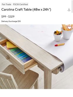 Pottery Barn Craft Table Kids Table 4 Chairs 
