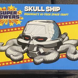 DC Super Powers Skull Ship Brainiacs Hi-Tech Space Craft Vehicle McFarlane Toys