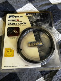 Notebook, Computer Cable Lock