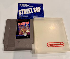 NES Street Cop with case