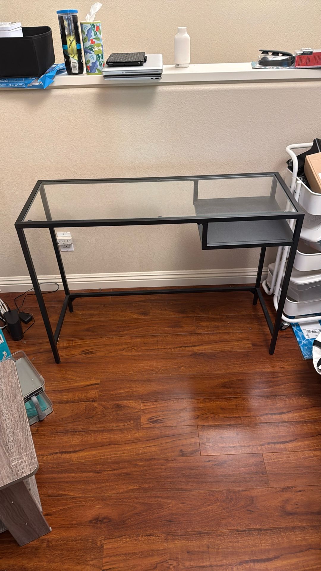 IKEA Glass Table Desk