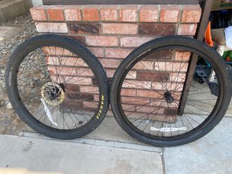 Maxxis Snakeskin Bike Wheelset with Disc Rotor