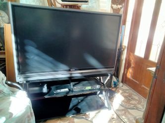 Glass TV Stand Big 60"