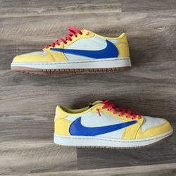 Air Jordan 1 low Travis Scott  canary