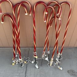 10, candycane lights they all work