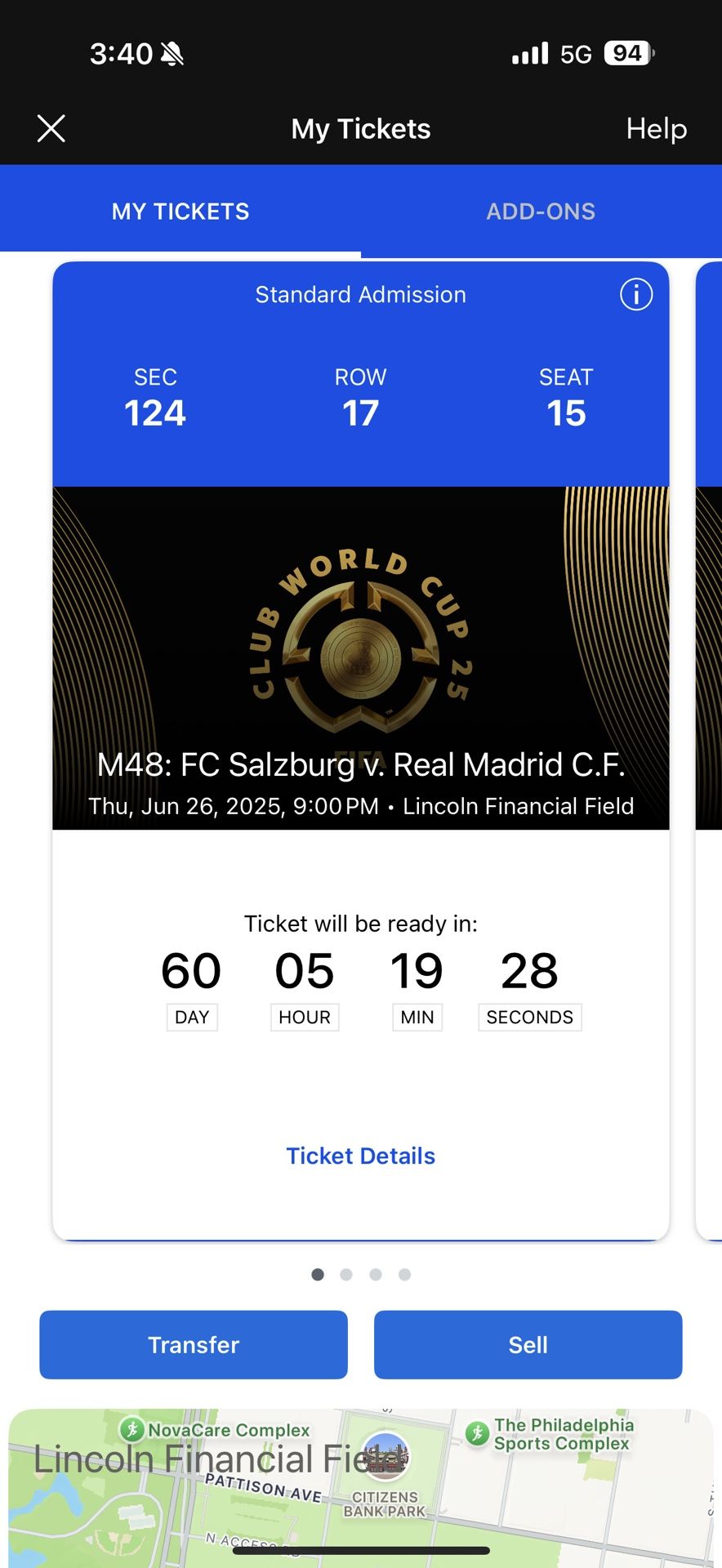 Real Madrid Vs Fc Salzburg Tickets For Sale