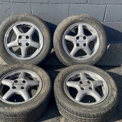 Acura integra 14-inch aluminum wheels 4x100 fits Honda civic and Del Sol 