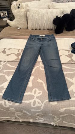 Hollister high rise straight jeans