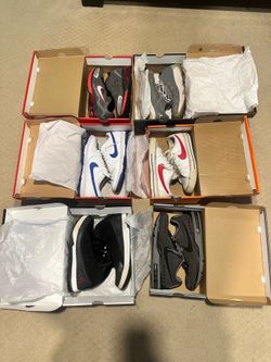 Nike and Jordan shoes