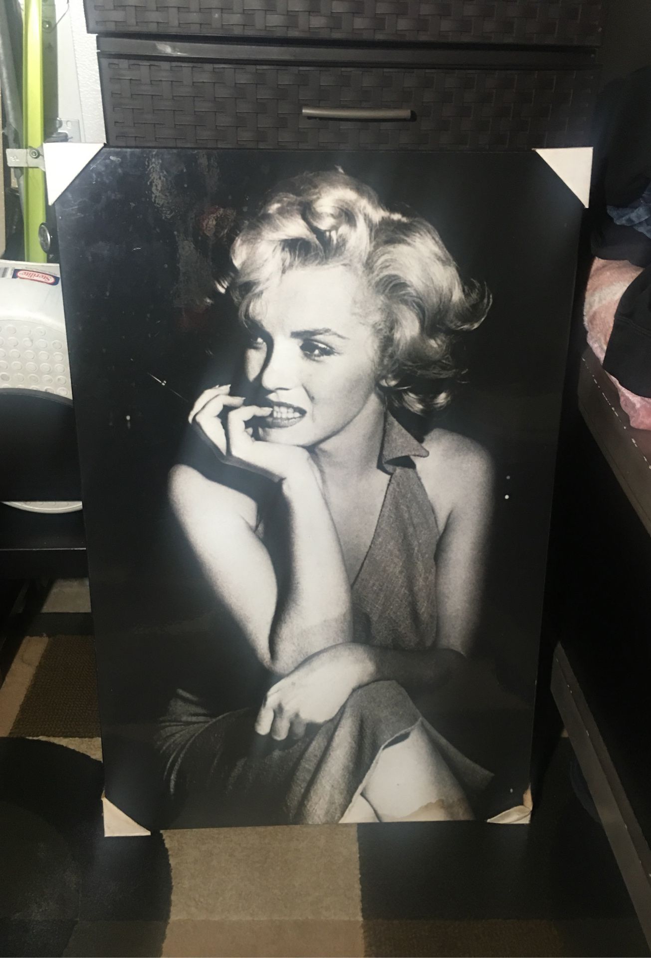 Solid Wood Laminate Marilyn Monroe Poster