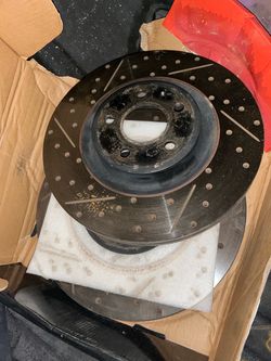 Audi Cross drilled rotors