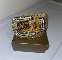 Gold Rhinestone Belt