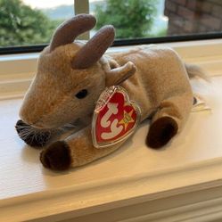 Goatee The Billy Goat 1999 Ty Original Beanie Baby in Mint Condition 7” w tags 