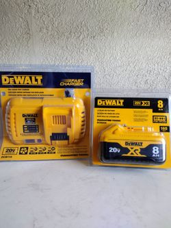 DeWalt XR 20V MAX 8.0 Battery & Fast Charger Kit. $170