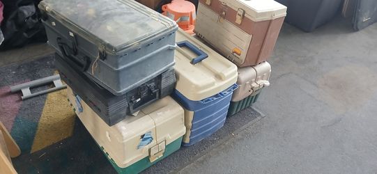 Tackle boxes with tackle $75