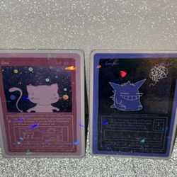New And Gengar Pokemon Card Ultra Rare Holographic Collectible 